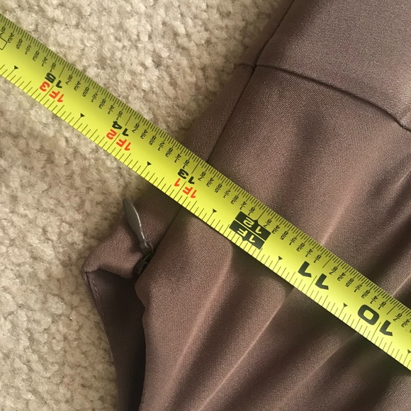 Taupe Silk J.Crew short Bridesmaid dress - Picture 9 of 9